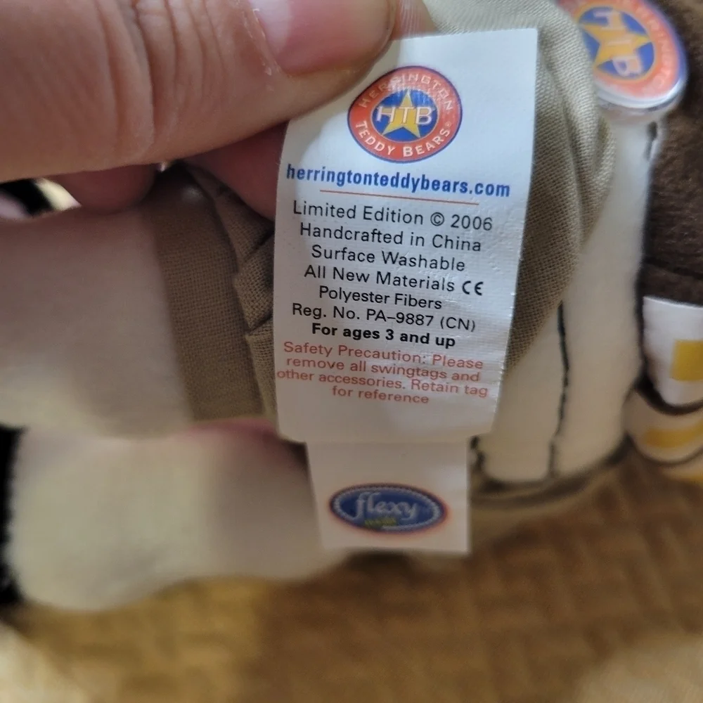 Herrington teddy bear cow parade mooflower plush - Picture 7 of 7